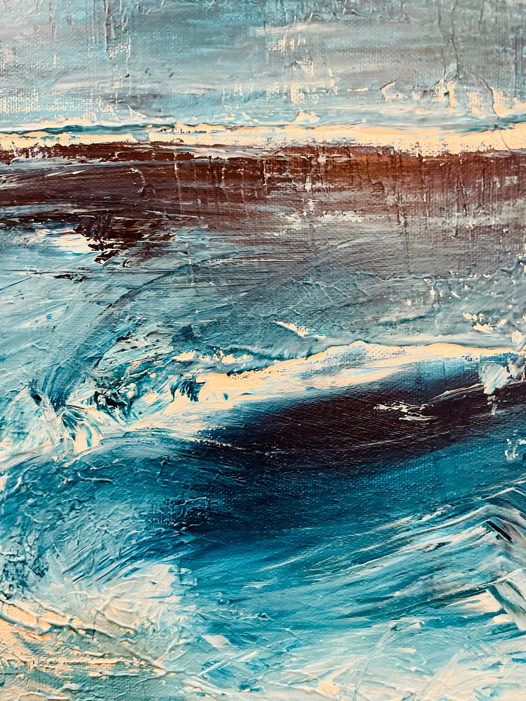 BEYOND THE CHURN | 121x50cm