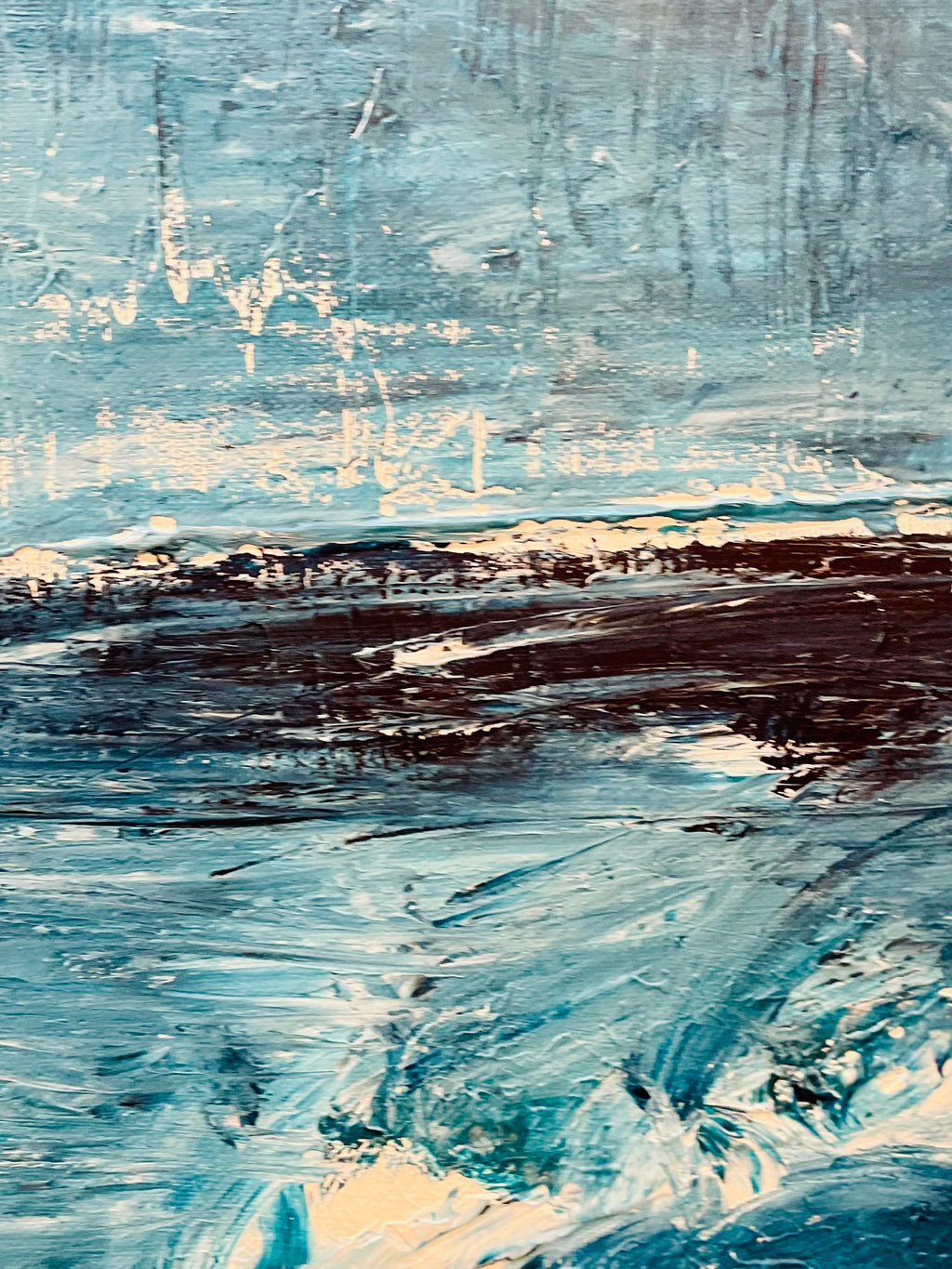 BEYOND THE CHURN | 121x50cm