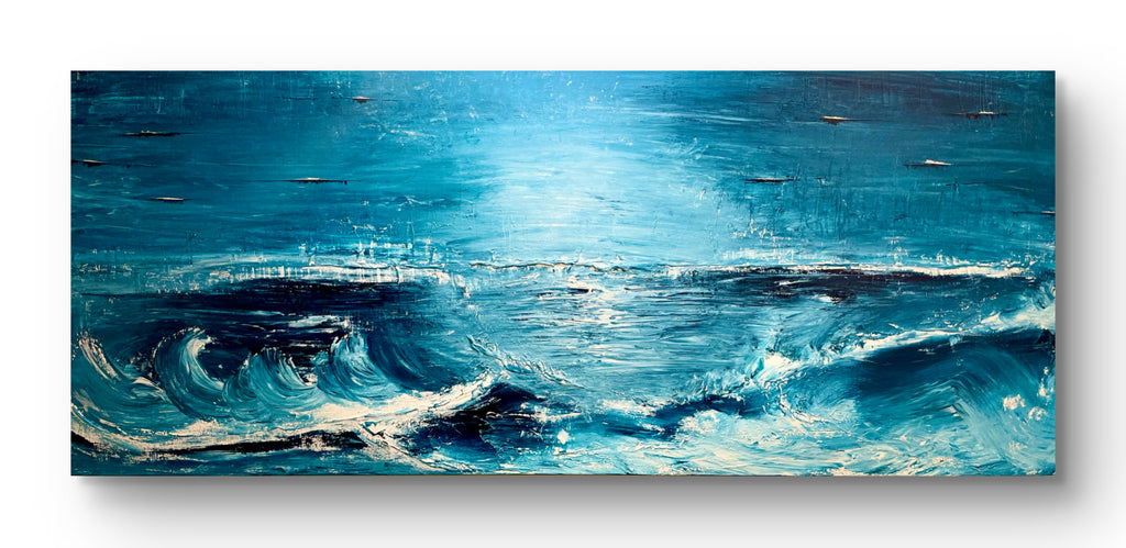 BEYOND THE CHURN | 121x50cm