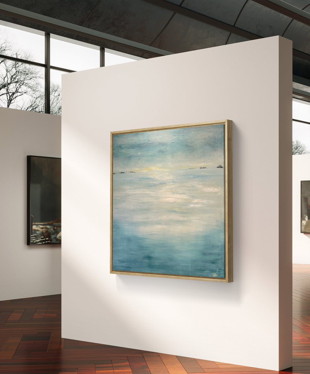 SHADES OF CALM | 91x91cm