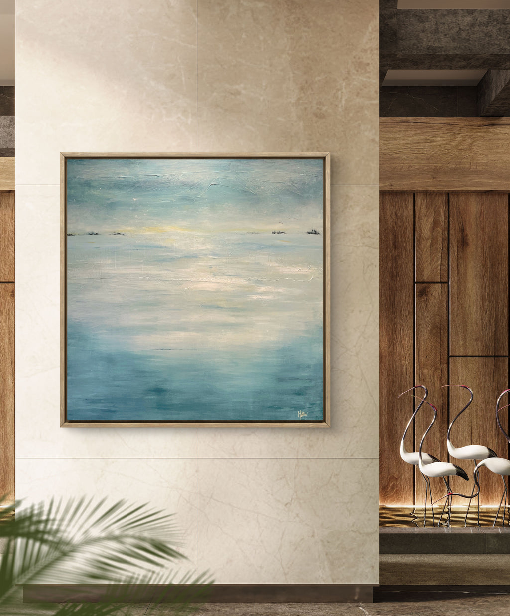 SHADES OF CALM | 91x91cm