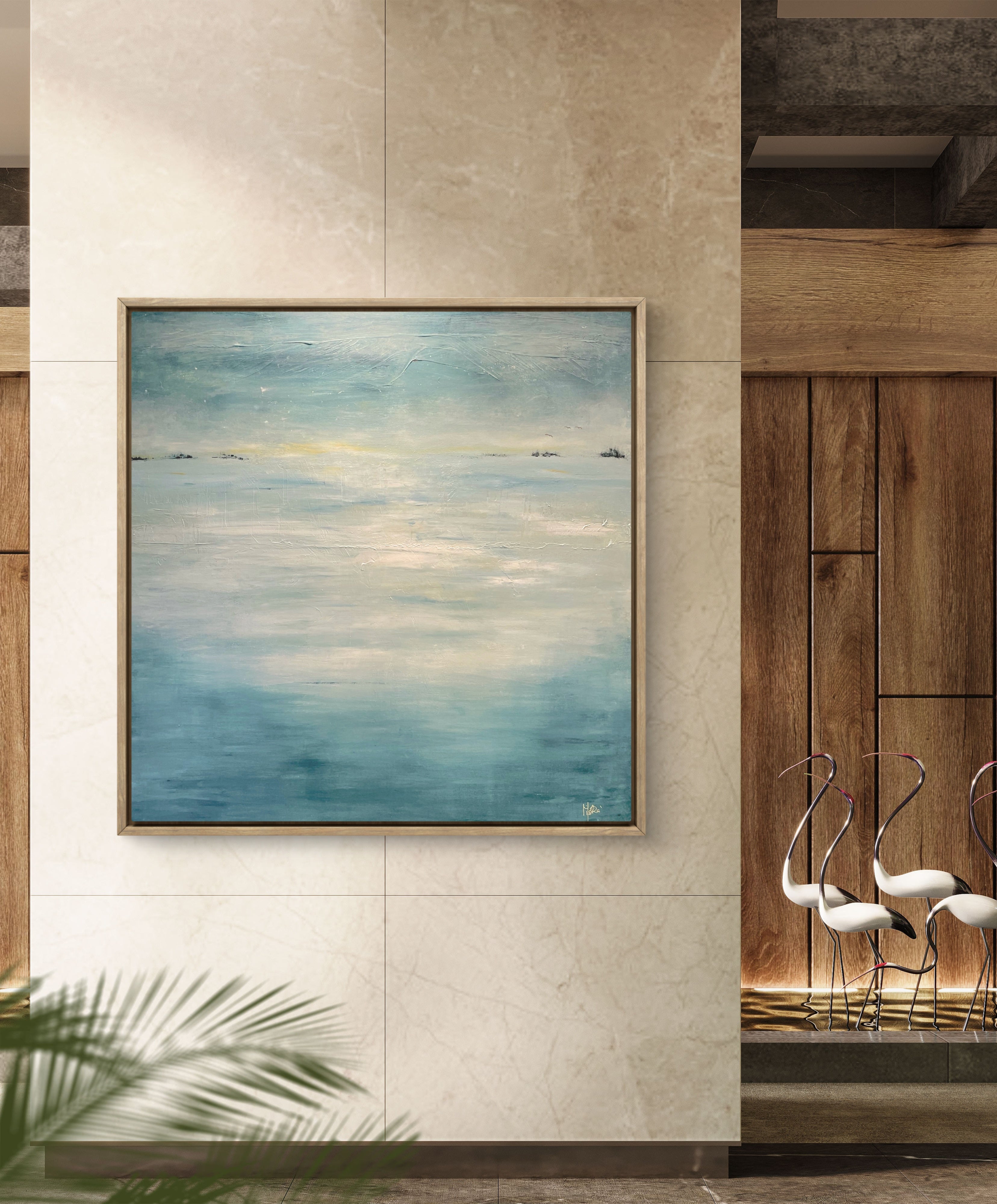 SHADES OF CALM | 91x91cm