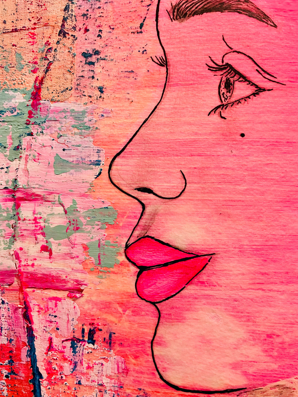 SHE IS | 80x80cm Framed