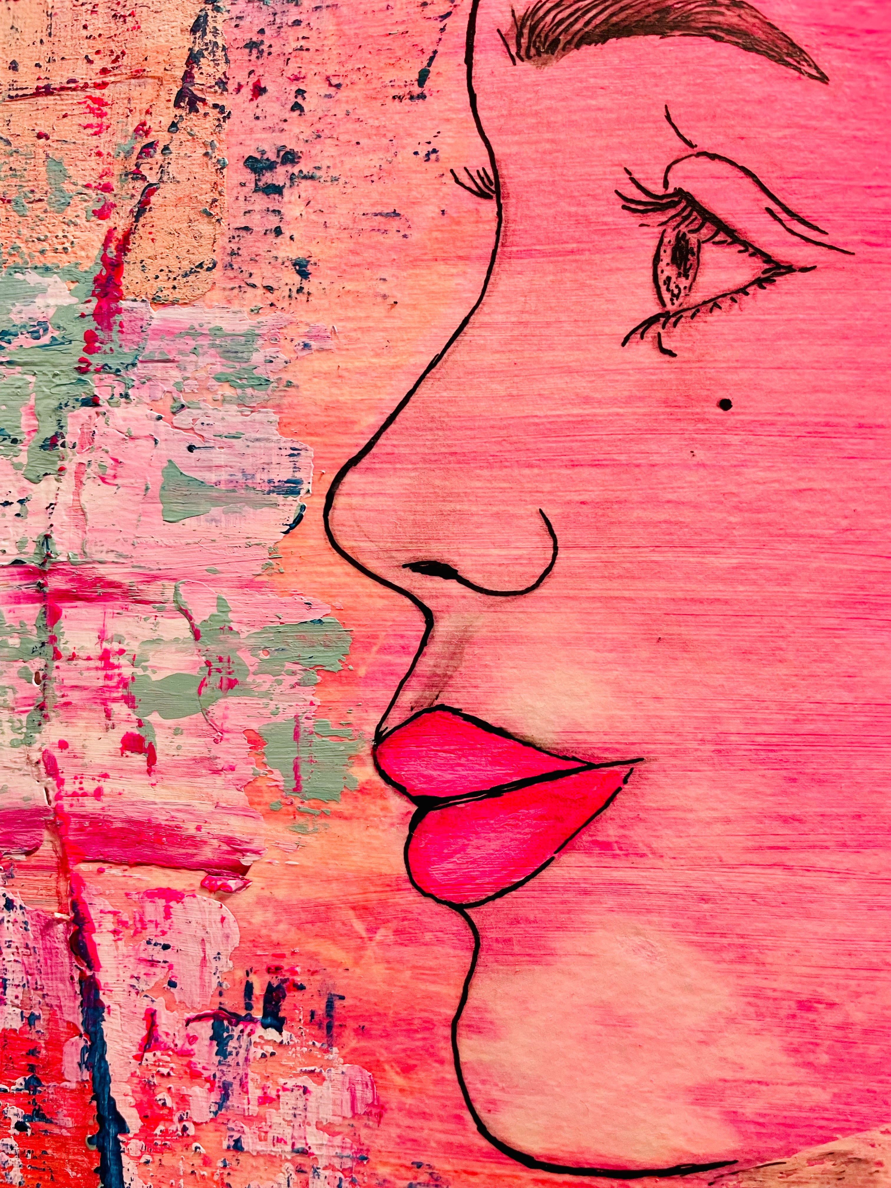 SHE IS | 80x80cm Framed