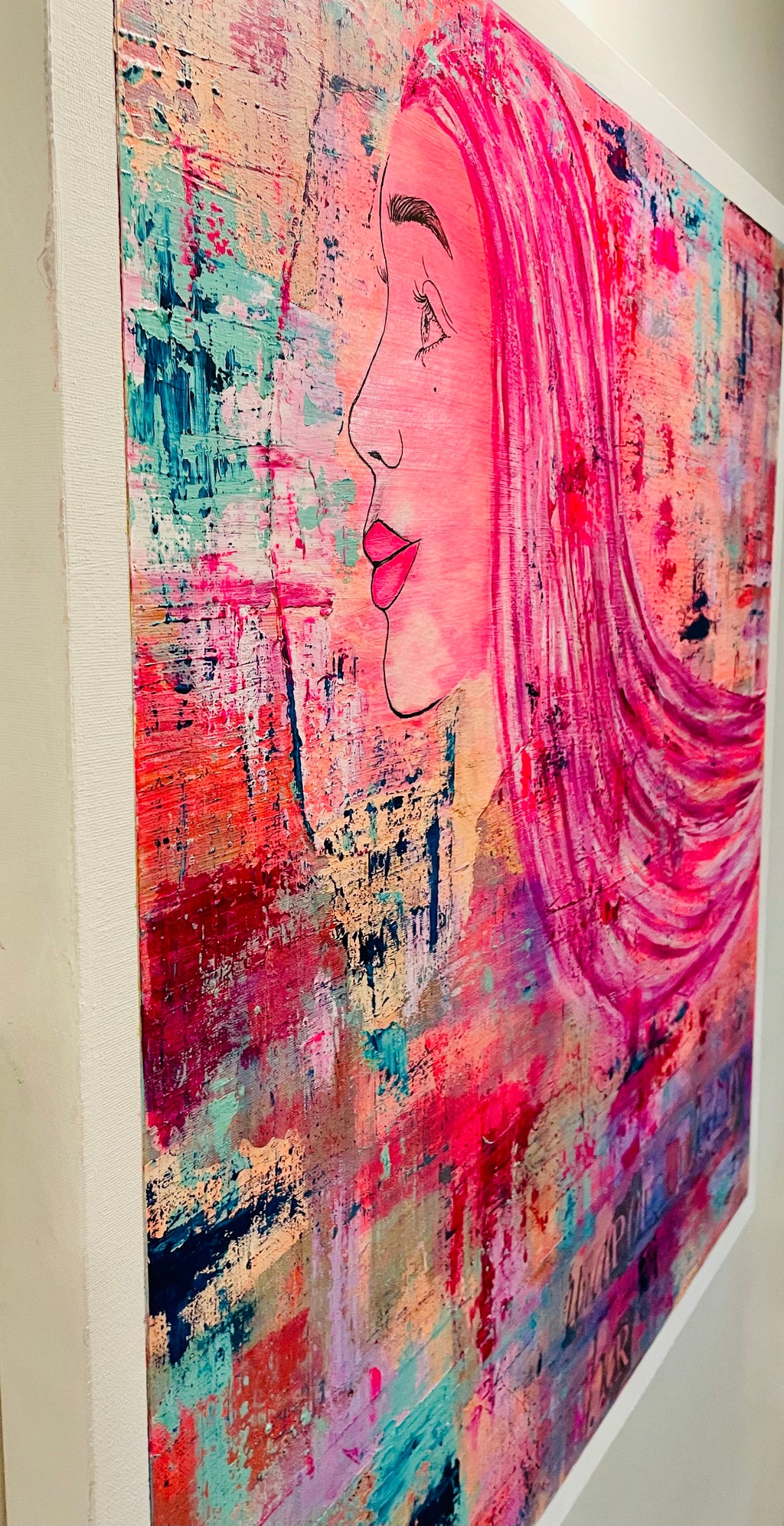 SHE IS | 80x80cm Framed