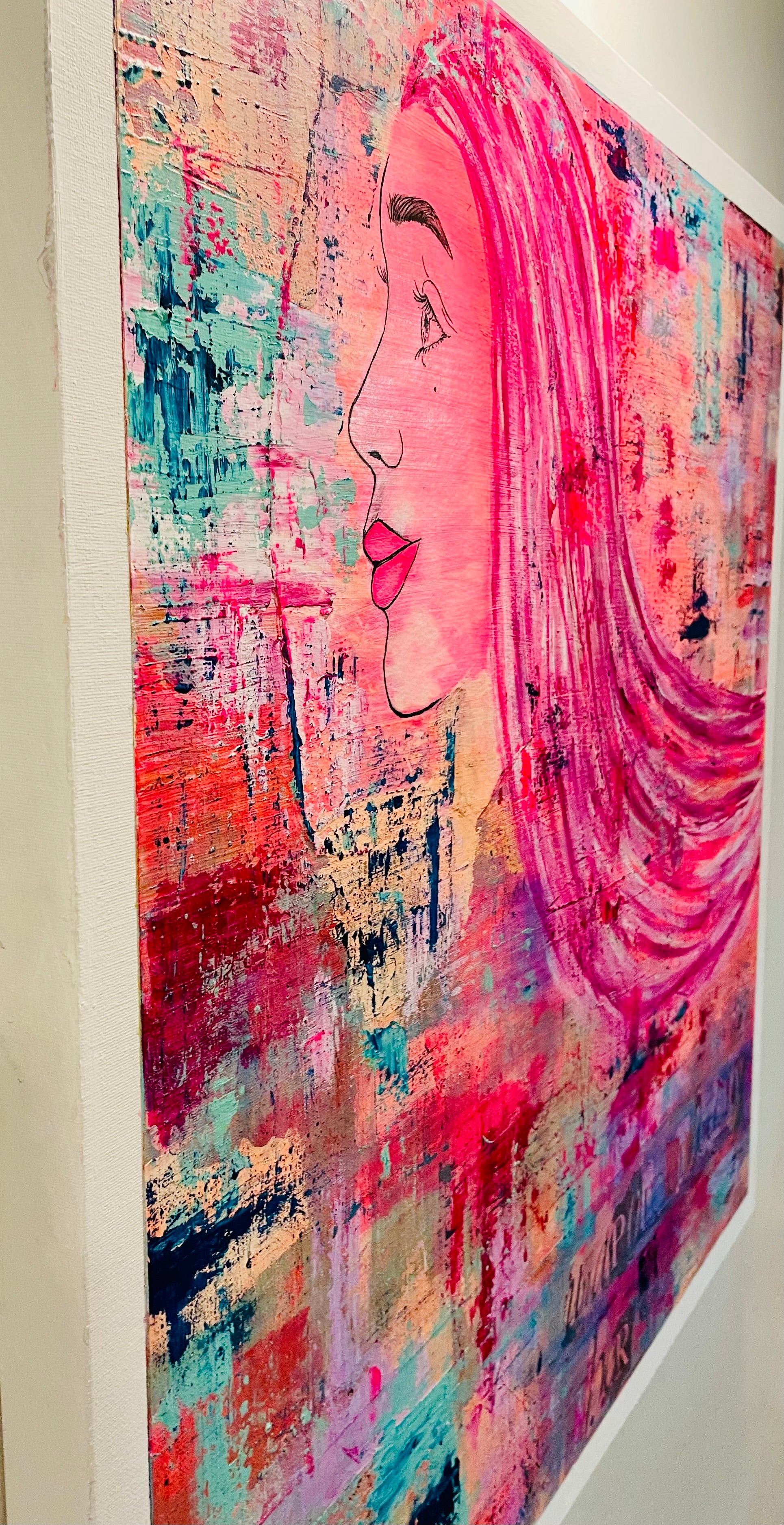 SHE IS | 80x80cm Framed