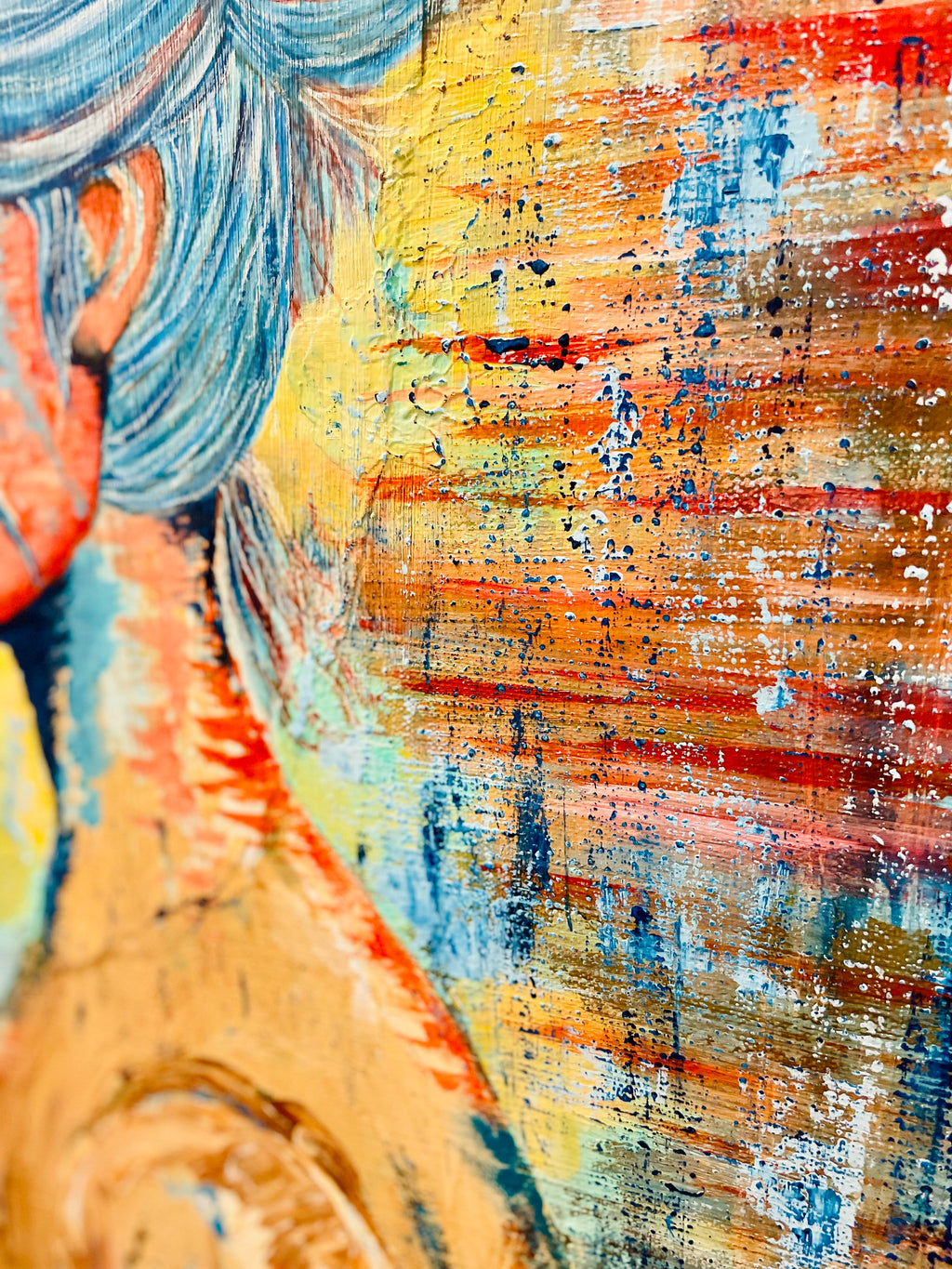 SET FIRE TO THE RAIN | 91x91cm