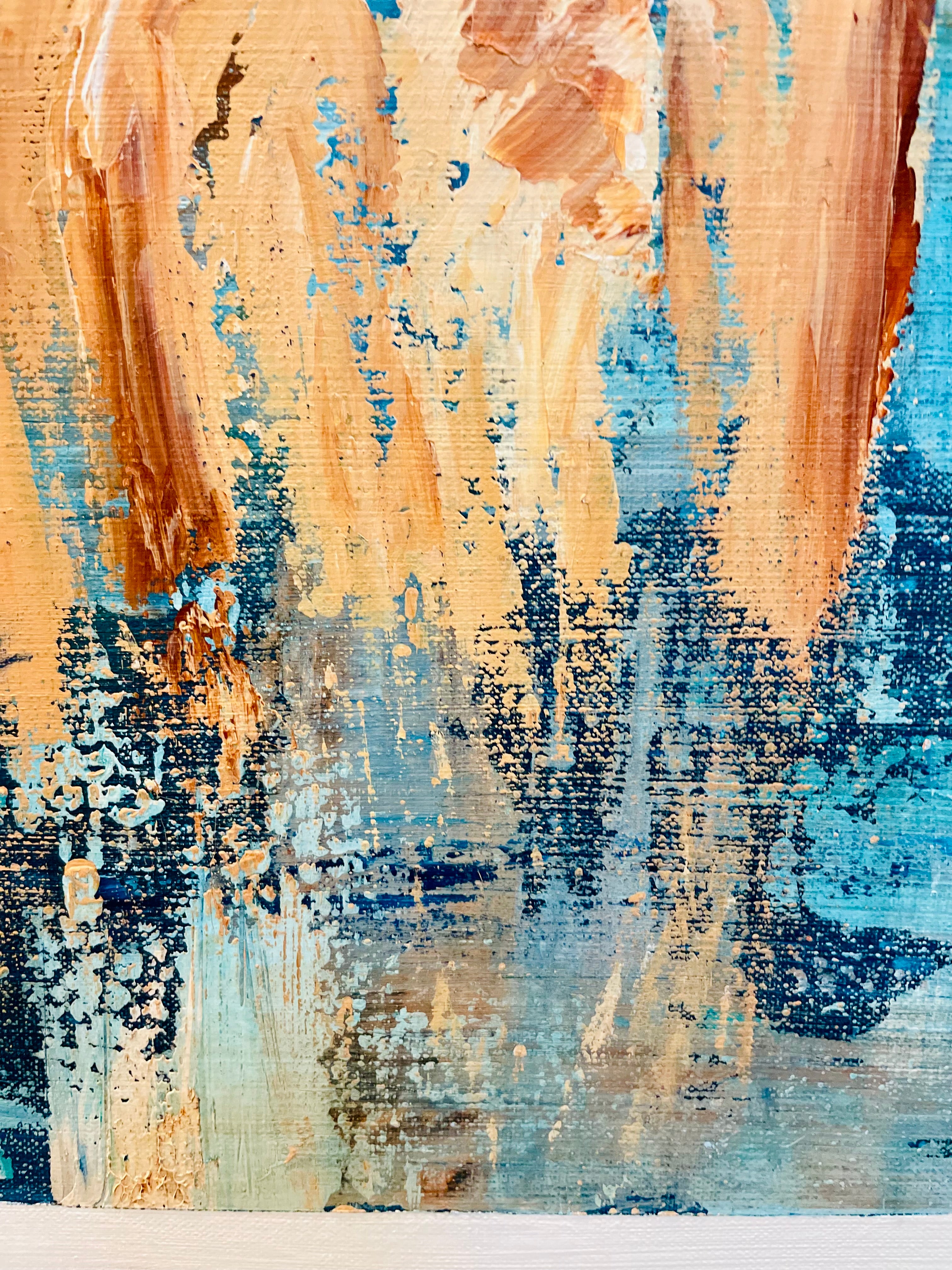 SET FIRE TO THE RAIN | 91x91cm