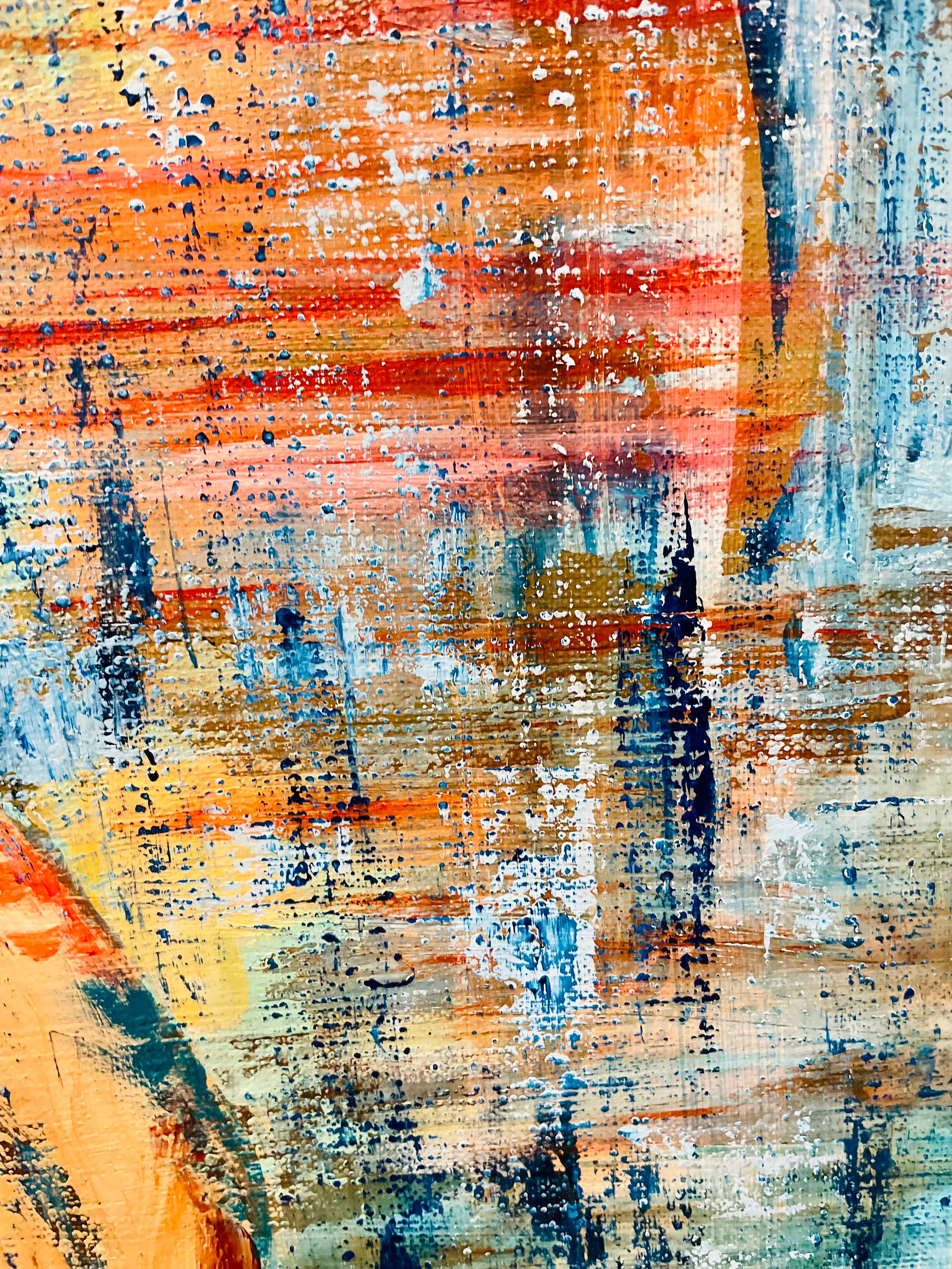 SET FIRE TO THE RAIN | 91x91cm