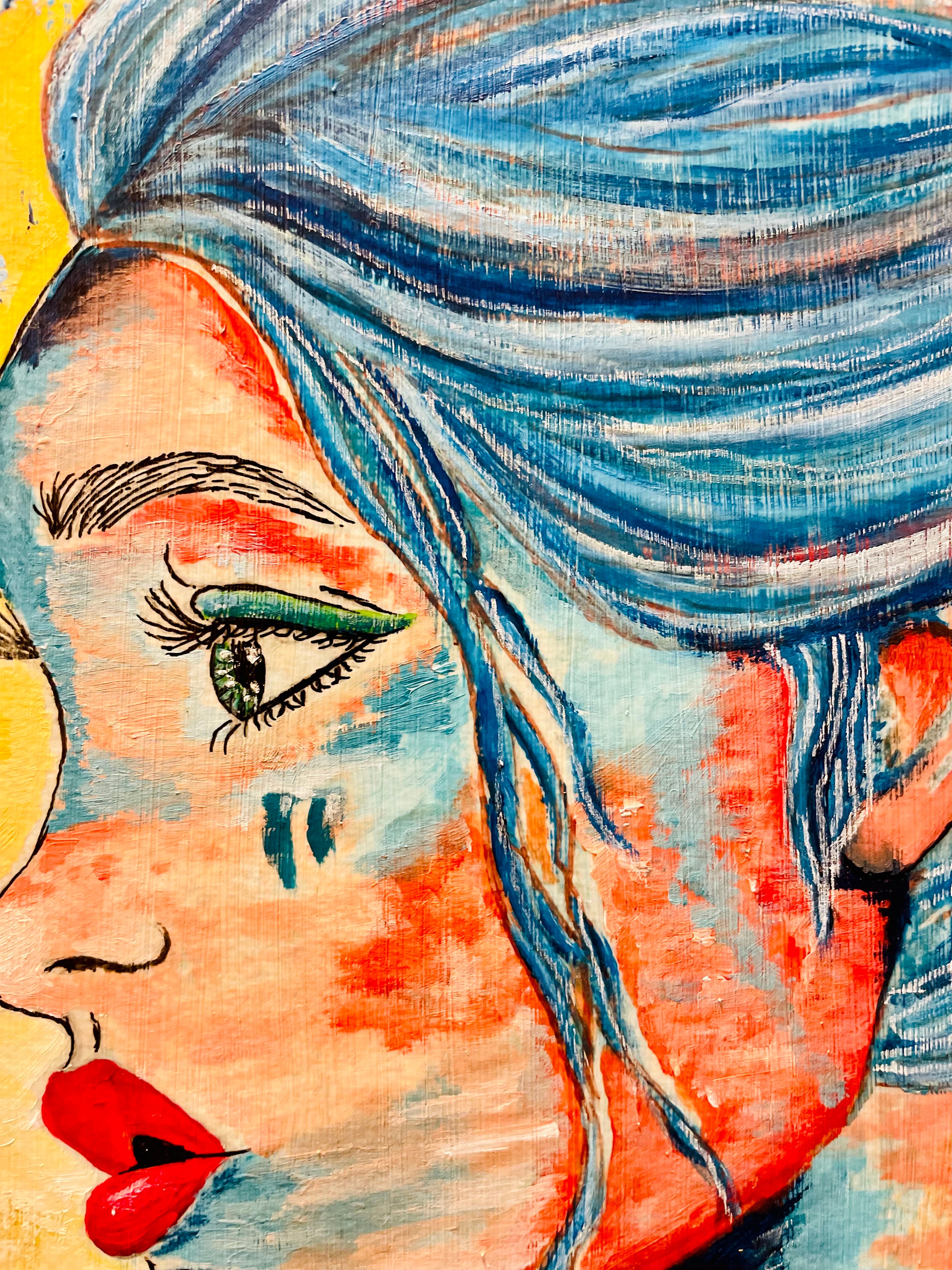 SET FIRE TO THE RAIN | 91x91cm
