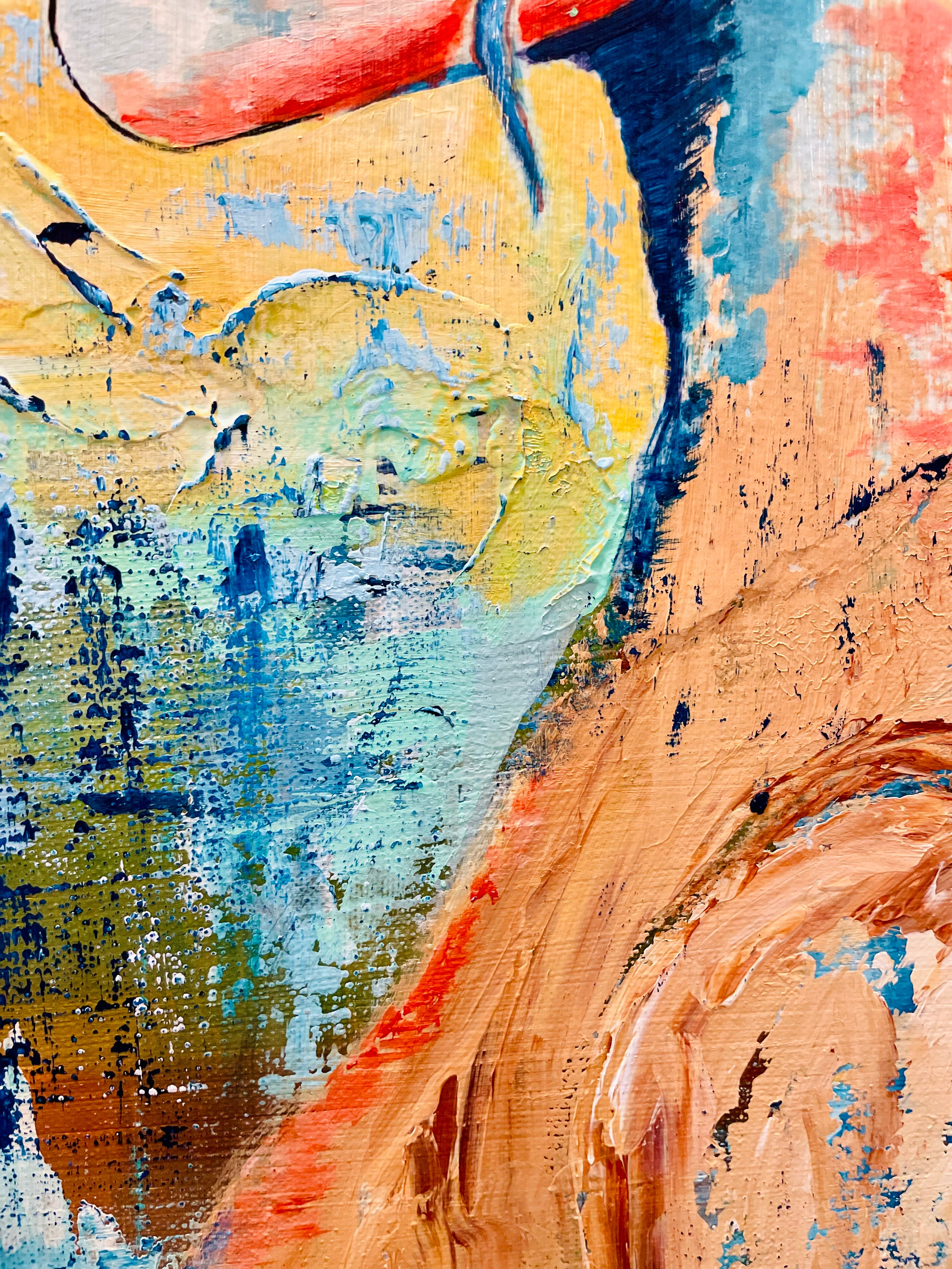 SET FIRE TO THE RAIN | 91x91cm