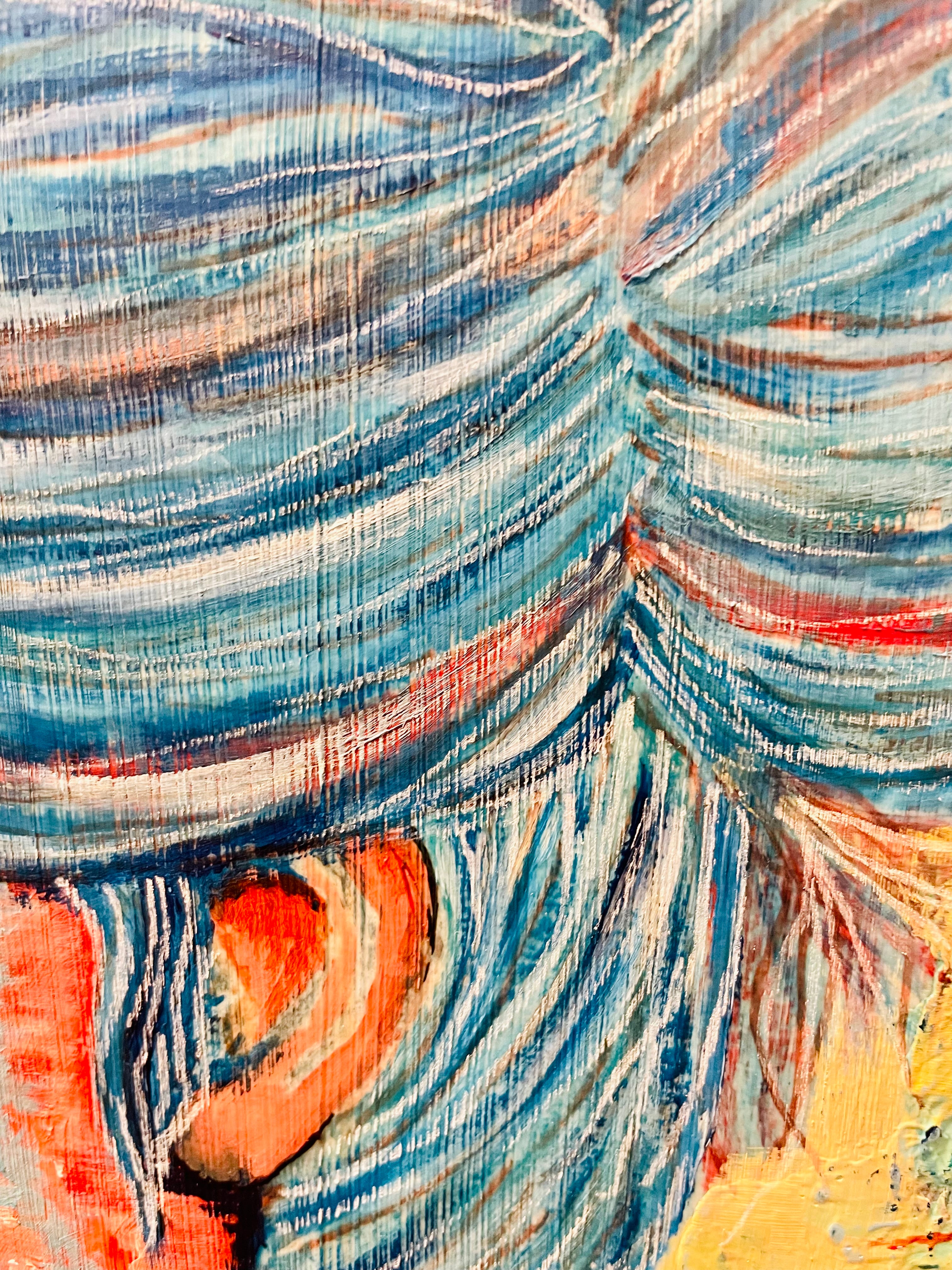 SET FIRE TO THE RAIN | 91x91cm
