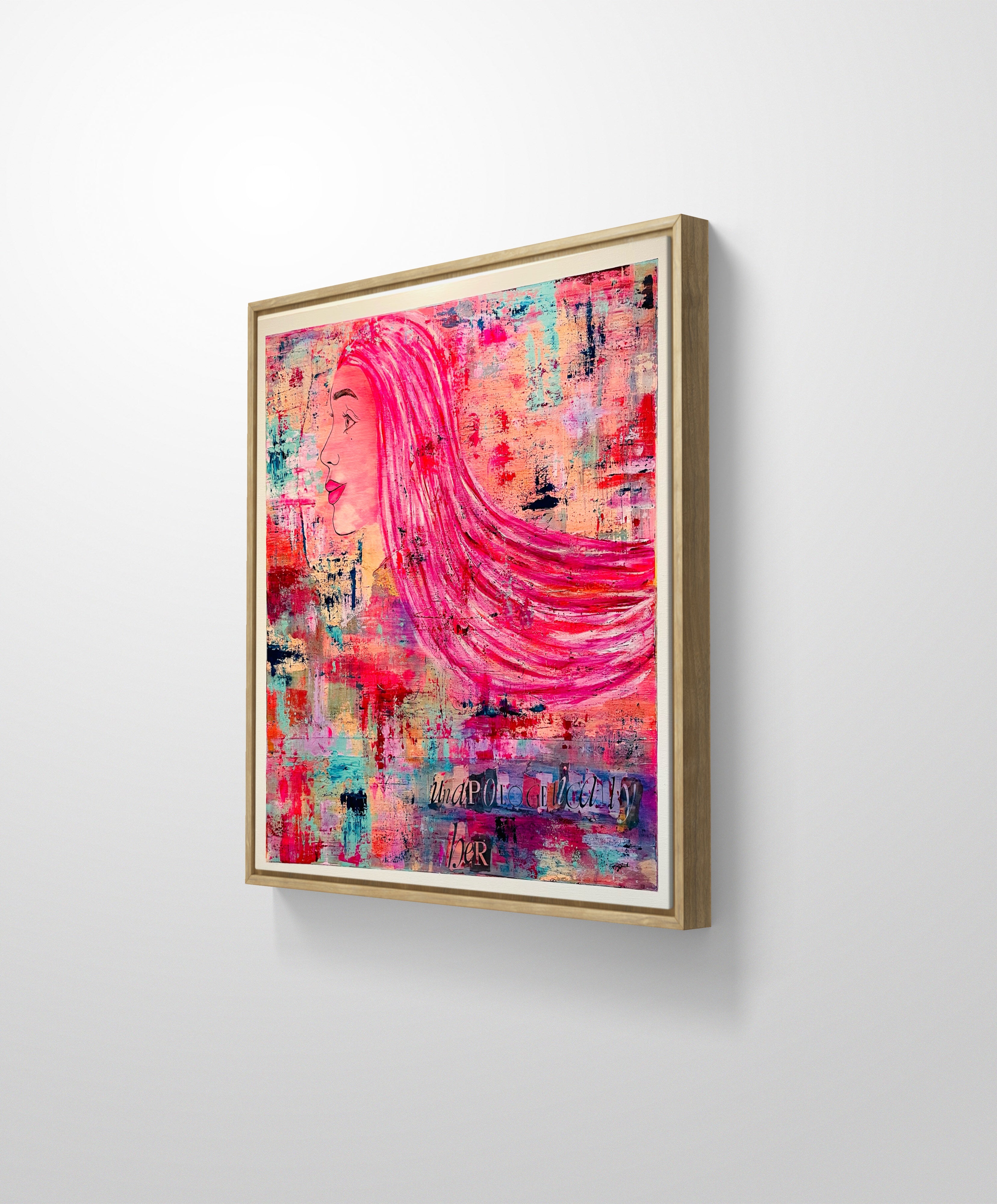SHE IS | 80x80cm Framed