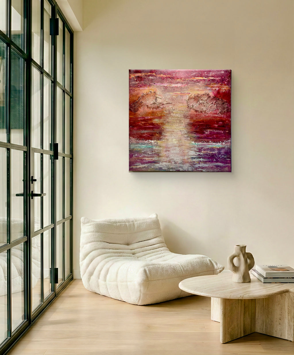 TAKE A BREATH | 91x91cm