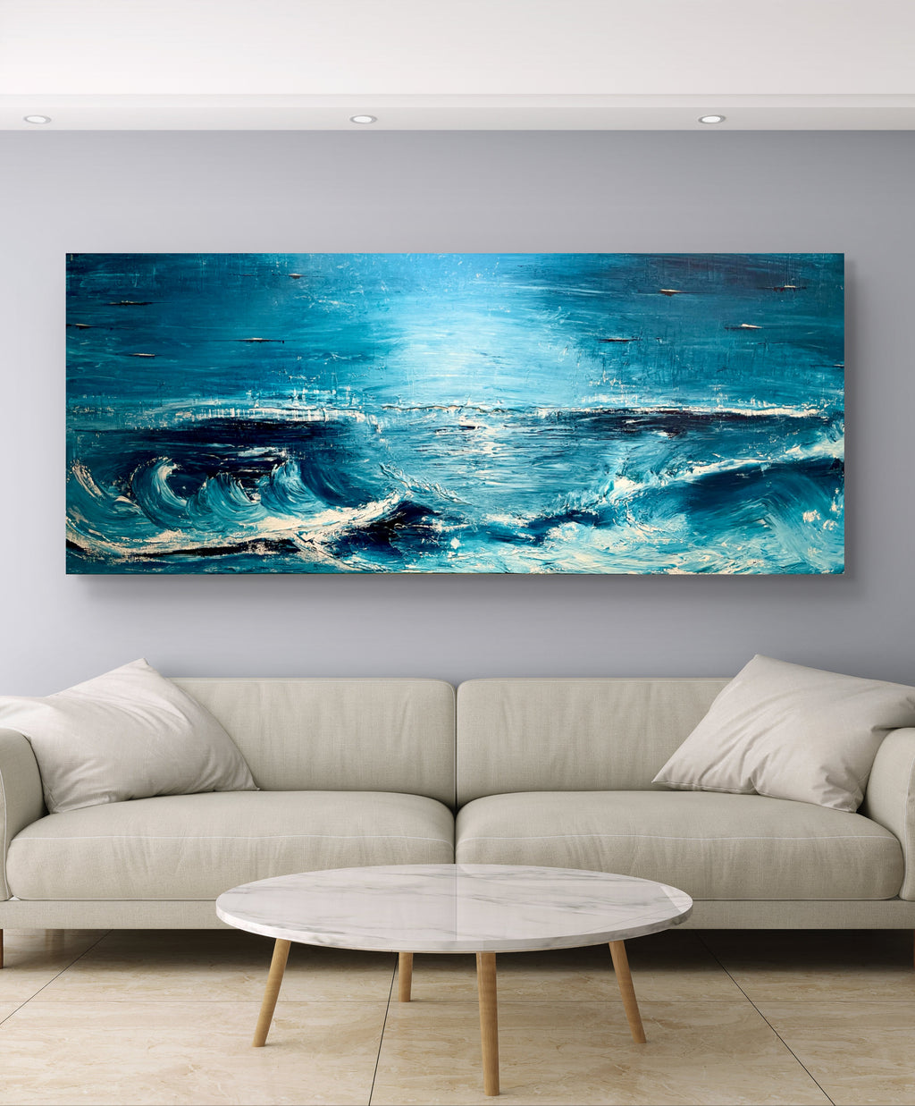 BEYOND THE CHURN | 121x50cm